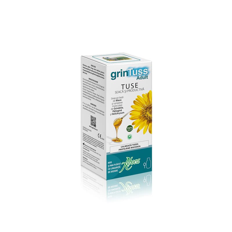 ABOCA GRINTUSS ADULTS POLIRESIN SYRUP 180G
