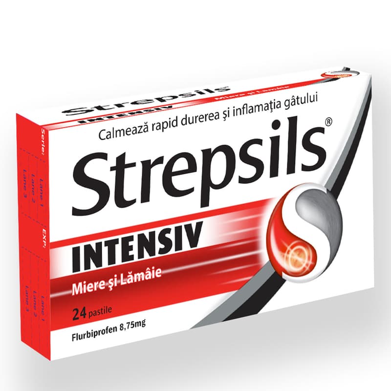 STREPSILS INTENSIVE HONEY AND LEMON 24 LOZENGES