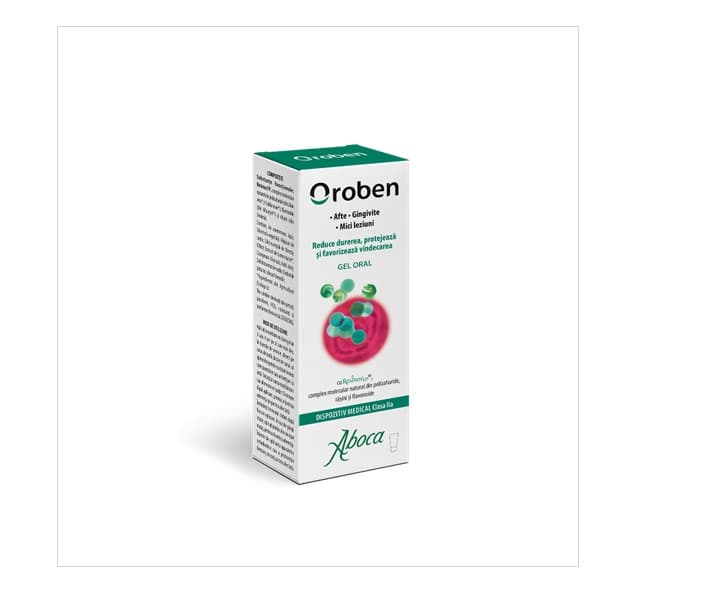 ABOCA OROBENE ORAL GEL MOUTH ULCERS GINGIVITIS 15ML