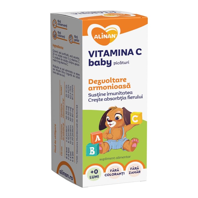 ALINAN VITAMINA C BABY SOLUTIE 20ML