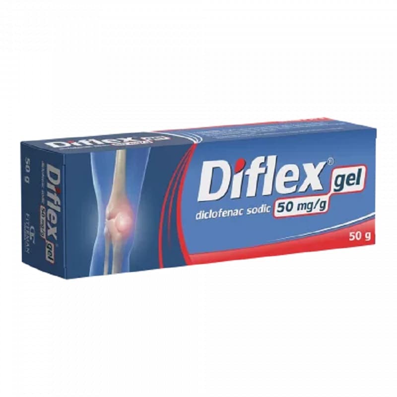 DIFLEX 50MG/G GEL X 45G