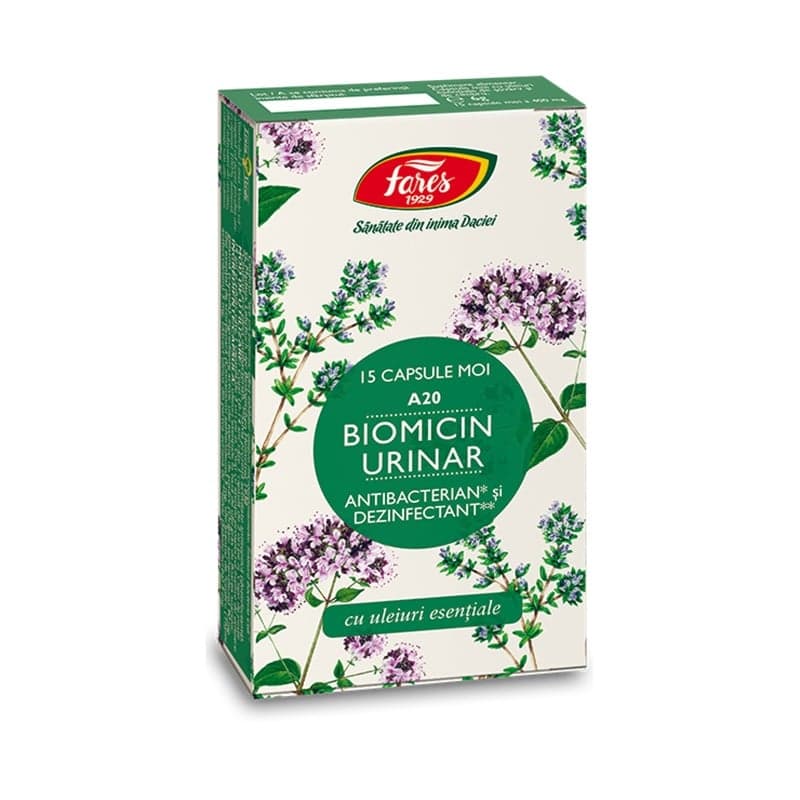 FARES BIOMICIN URINAR 15 SOFT CAPSULES