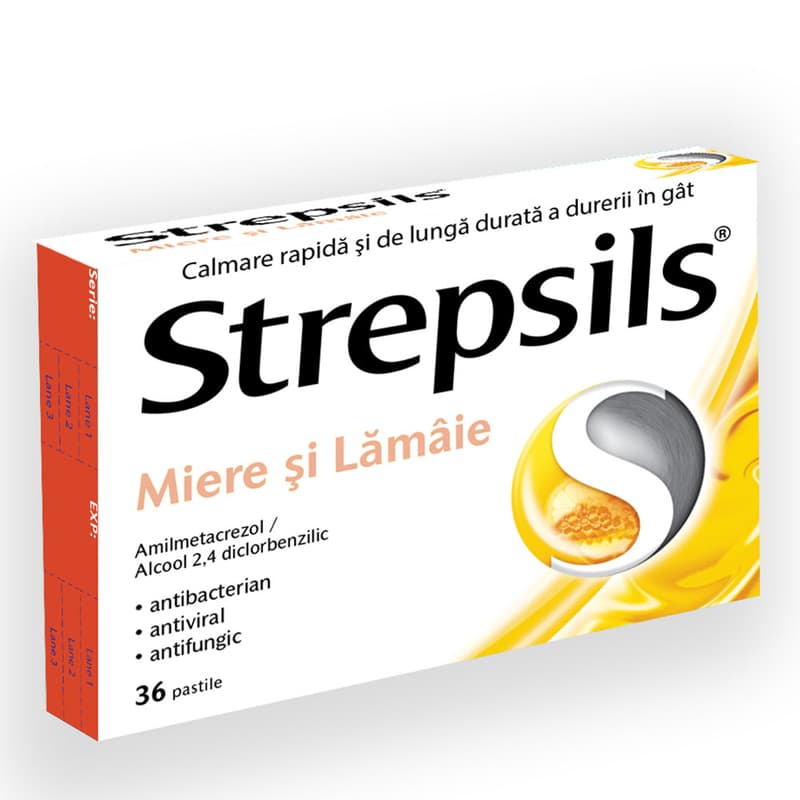 STREPSILS MIERE SI LAMAIE 36 PASTILE