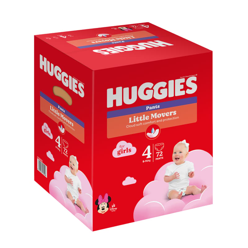 Huggies Scutece chilotel Pants Box marimea 4 fetite (9-14 kg)