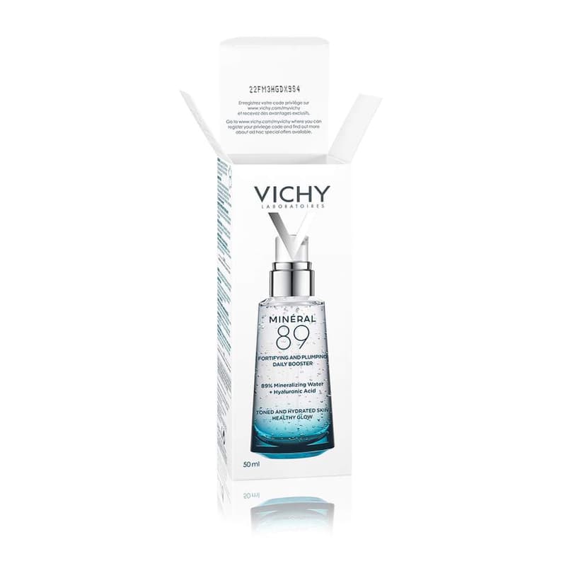 VICHY MINERAL 89 GEL BOOSTER WITH FORTIFYING AND REPLUMPING HYDRATING EFFECT WITH HYALURONIC ACID 50ML