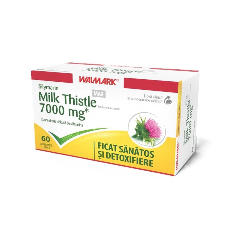 WALMARK SILYMARIN MILK THISTLE MAX 60 COMPRIMATE