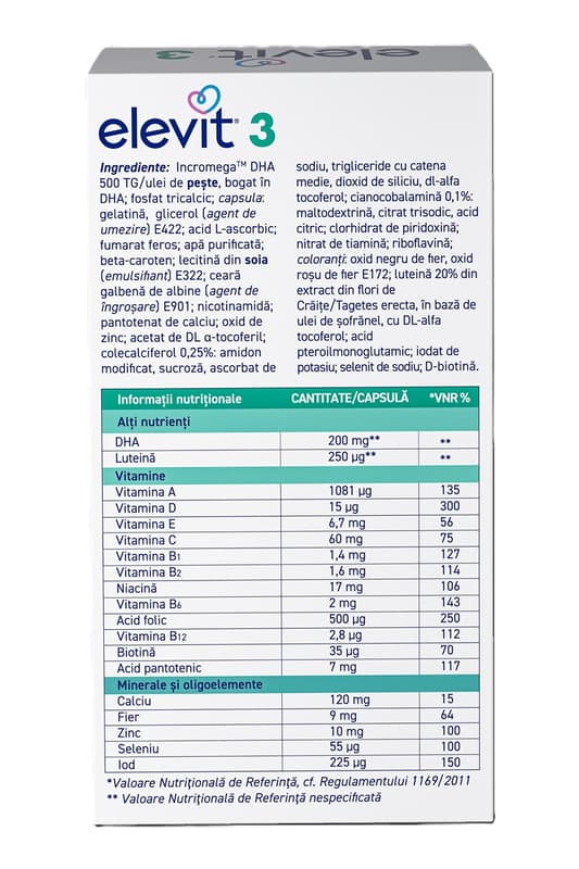 ELEVIT 3 30 CAPSULE MOI