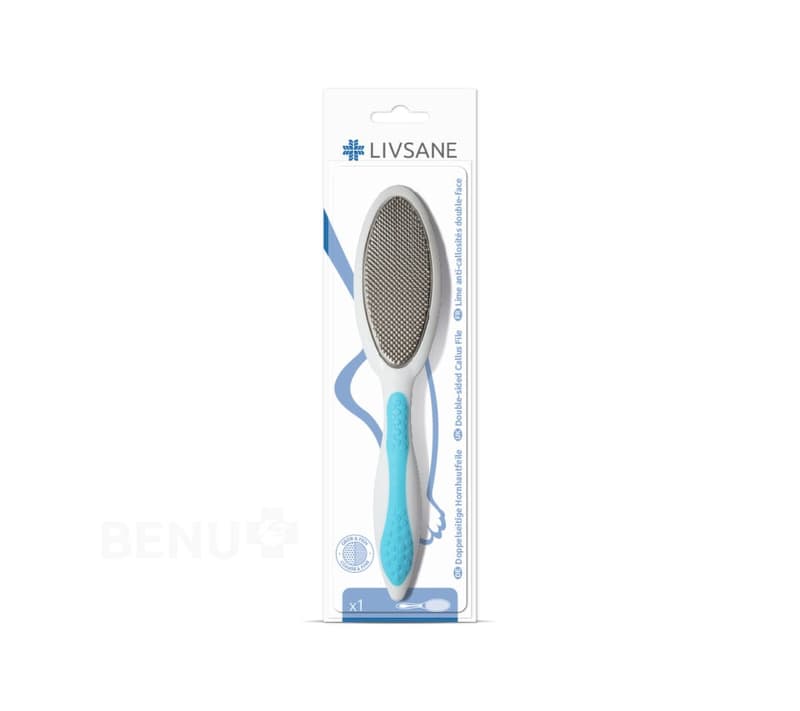 LIVSANE CALLUS SCRAPER WITH 2 ABRASIVE SIDES