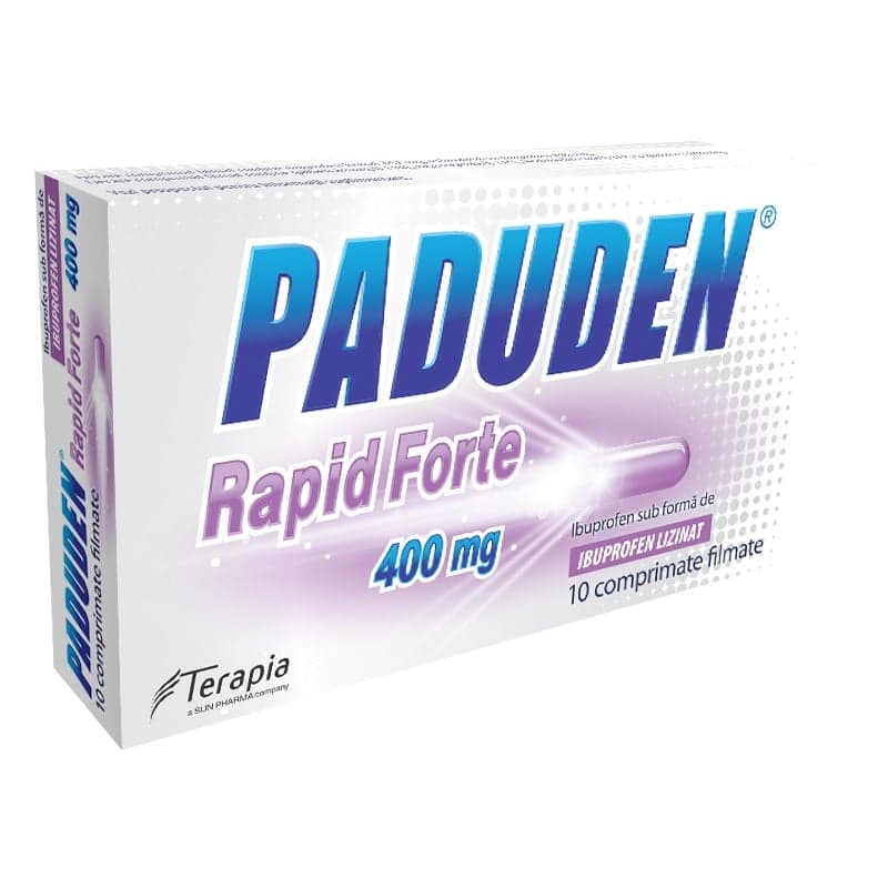PADUDEN RAPID FORTE 400MG X 10 TABLETS