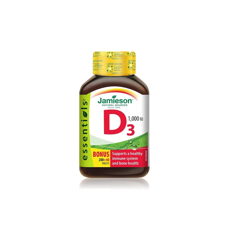 JAMIESON VITAMIN D3 1000UI X 100 TABLETS