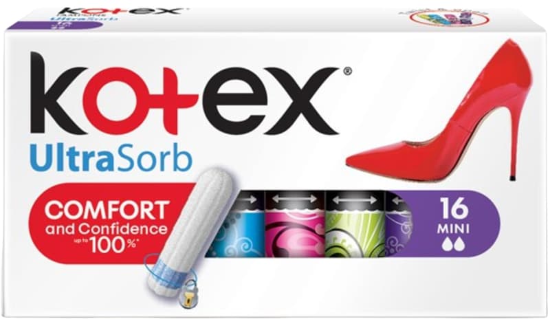 Kotex UltraSorb Mini Internal Tampons
