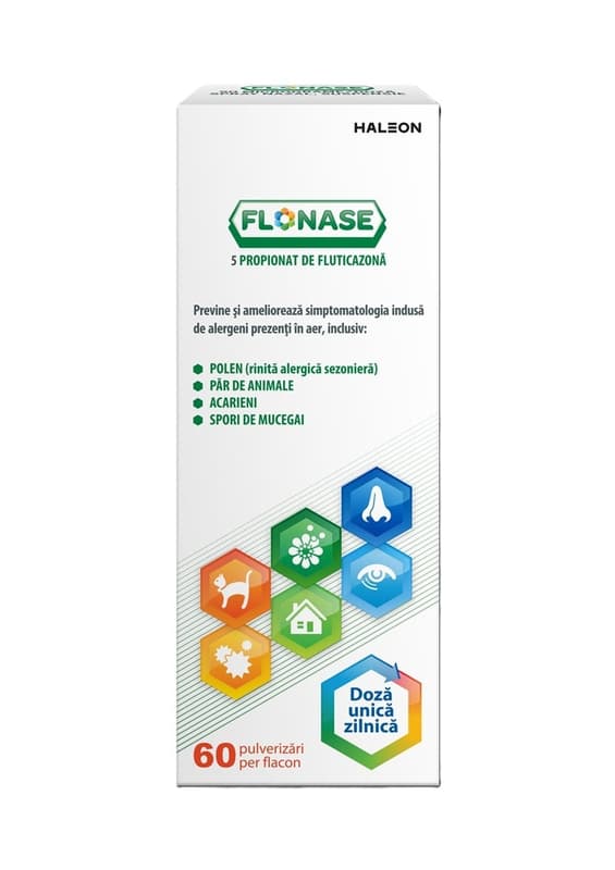 FLONASE 50MCG/DOSE NASAL SPRAY