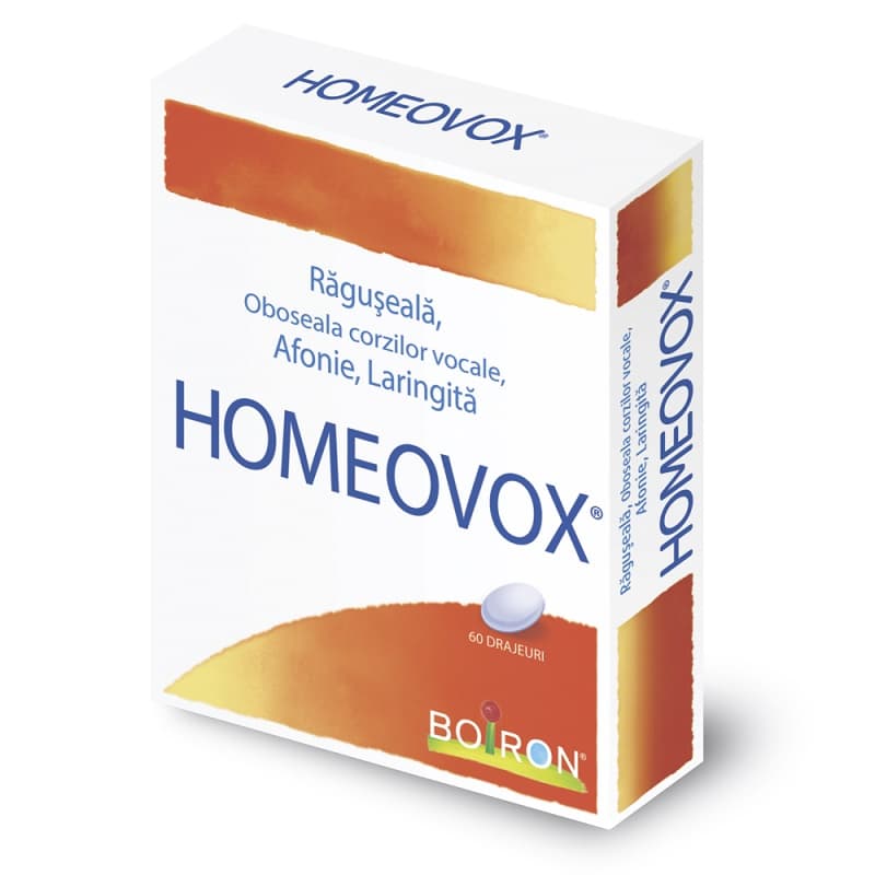 BOIRON HOMEOVOX 60 COMPRIMATE