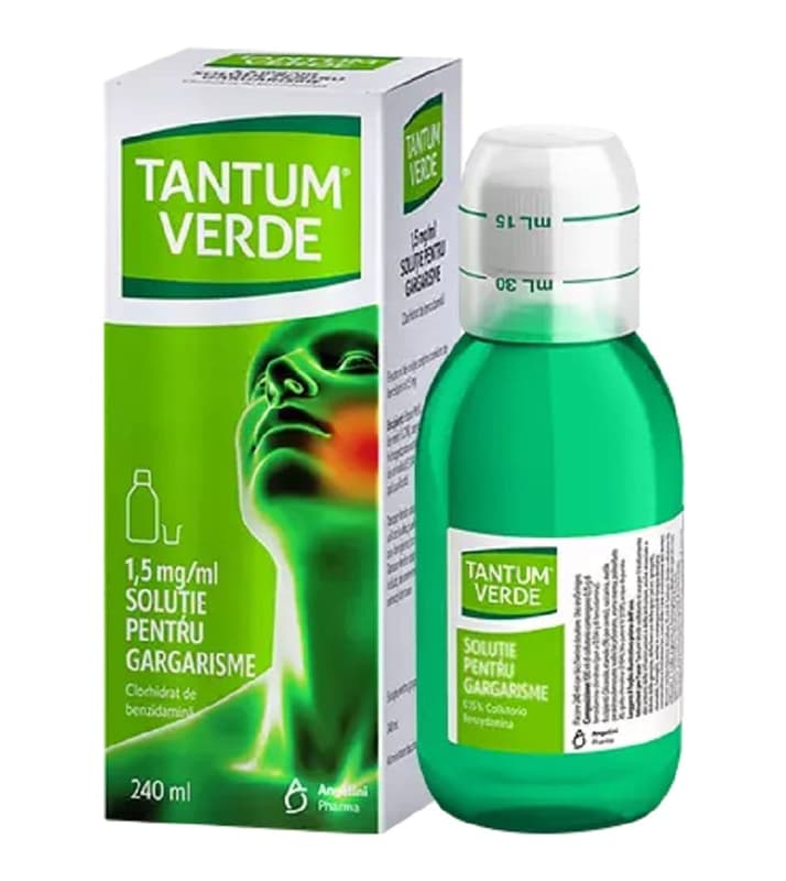 TANTUM VERDE 0.15% GARGLE SOLUTION