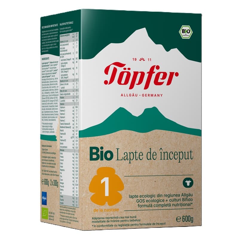 TOPFER LAPTE PRAF BIO 1 0-6LUNI 600G