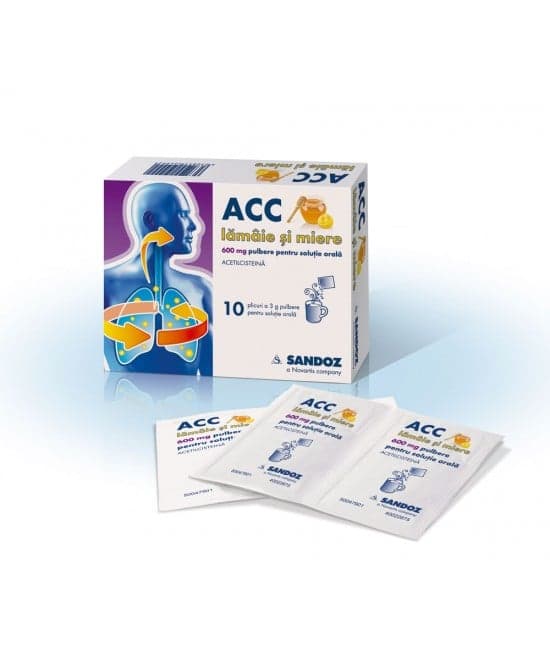 ACC Lemon and Honey 600mg x 10 sachets