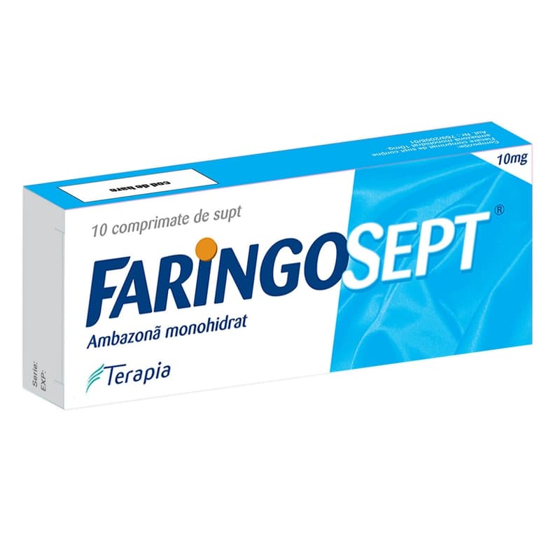 FARINGOSEPT 10MG X 10 LOZENGES