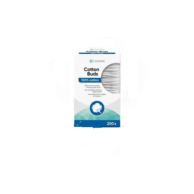 LIVSANE EAR BUDS 200PCS