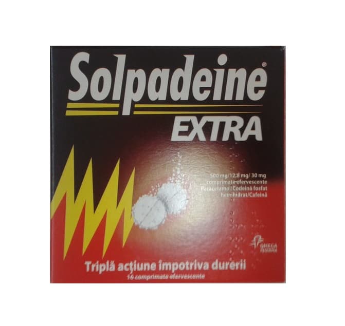 SOLPADEINE EXTRA 16 EFFERVESCENT TABLETS