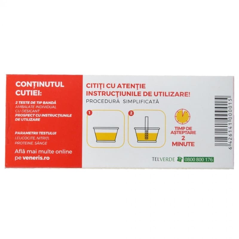VENERIS TEST INFECTII URINARE 2BUC