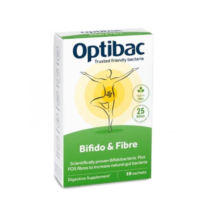 OPTIBAC 369 PRObioTIC BIFIDOBACTERIA AND FIBRE 10 SACHETS