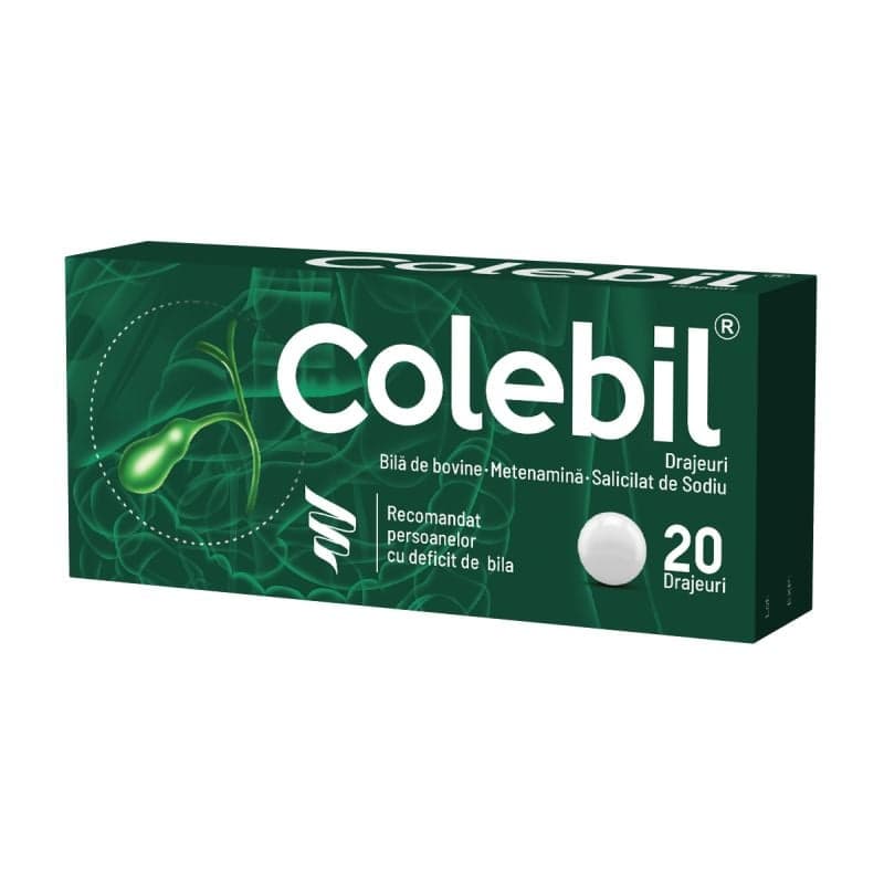 COLEBIL 20 COATED TABLETS