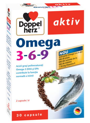 DOPPELHERZ AKTIV OMEGA 3-6-9 30 CAPSULES