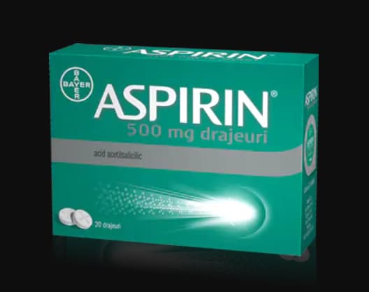 BAYER ASPIRIN 500MG X 20 DRAJEURI