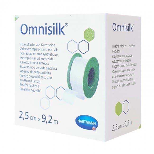 HARTMANN OMNISILK SILK TAPE ROLL 2.5CM X 9.2M X 1PC