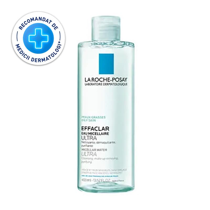 LA ROCHE POSAY MICELLAR WATER ULTRA OILY SKIN FACE AND EYES 400ML