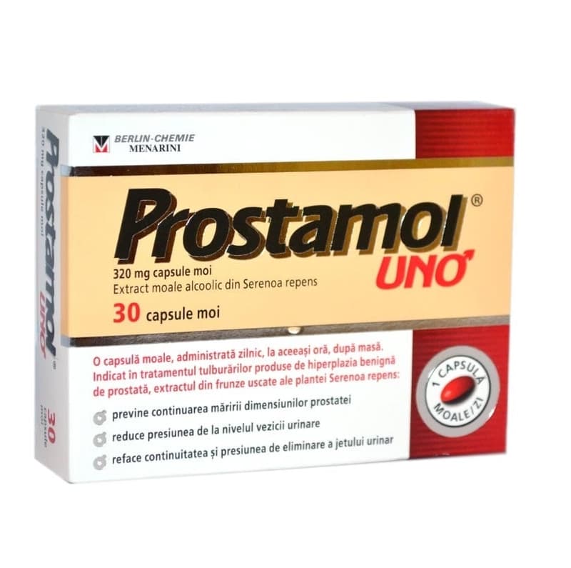 BERLIN-CHEMIE PROSTAMOL UNO 30 CAPSULES SOFT