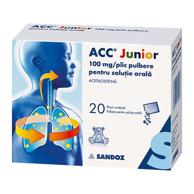 ACC JUNIOR 100MG X 20 SACHETS