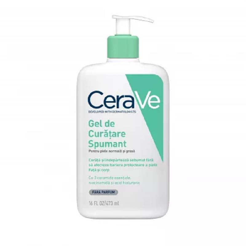 CERAVE GEL DE CURATARE SPUMANT PIELE NORMALA SI GRASA 473ML