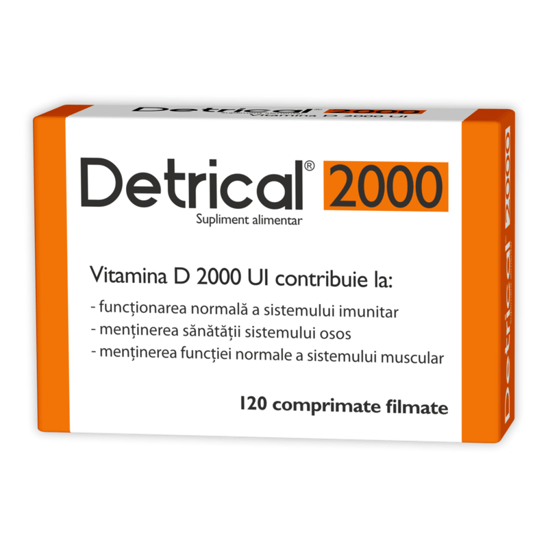 ZDROVIT DETRICAL D3 2000IU X 120 TABLETS