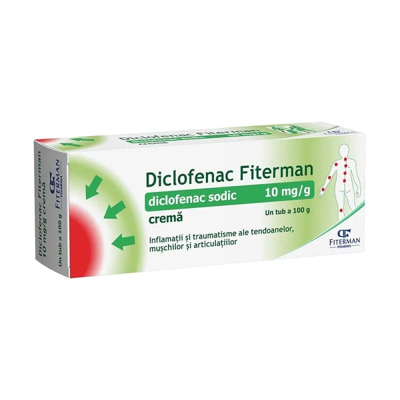 FITERMAN DICLOFENAC 10MG/G CREAM 50G