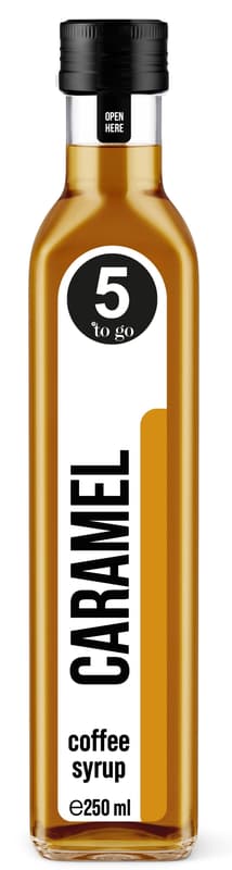 5 to go Caramel Coffee Syrup
