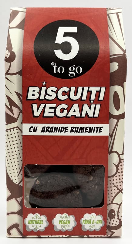 5 to go Vegan Roasted Peanut Cookies