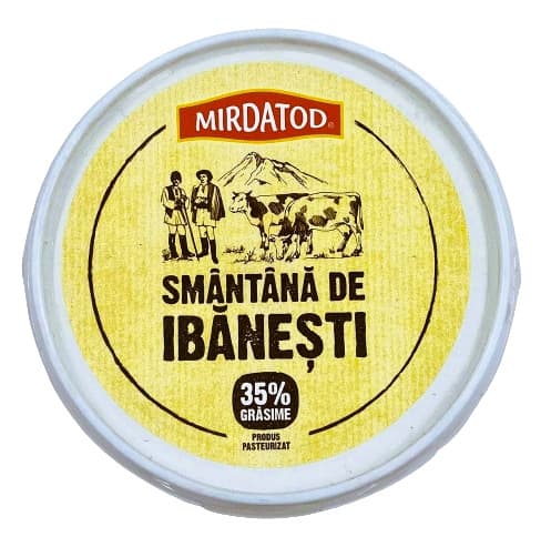 Mirdatod Smantana de Ibanesti pasteurizata 35%