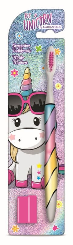 NATURAVERDE Be a unicorn Toothbrush