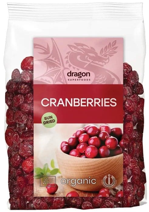 Dragon Superfoods ECO Raw Cranberries (unpasteurized, sugar-free)