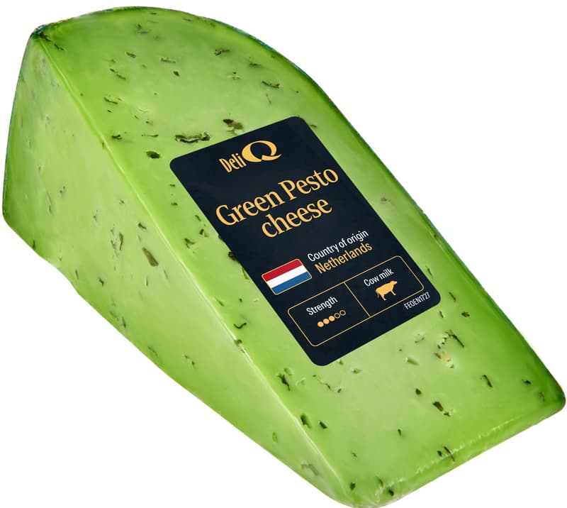 Q concept Gouda with green pesto