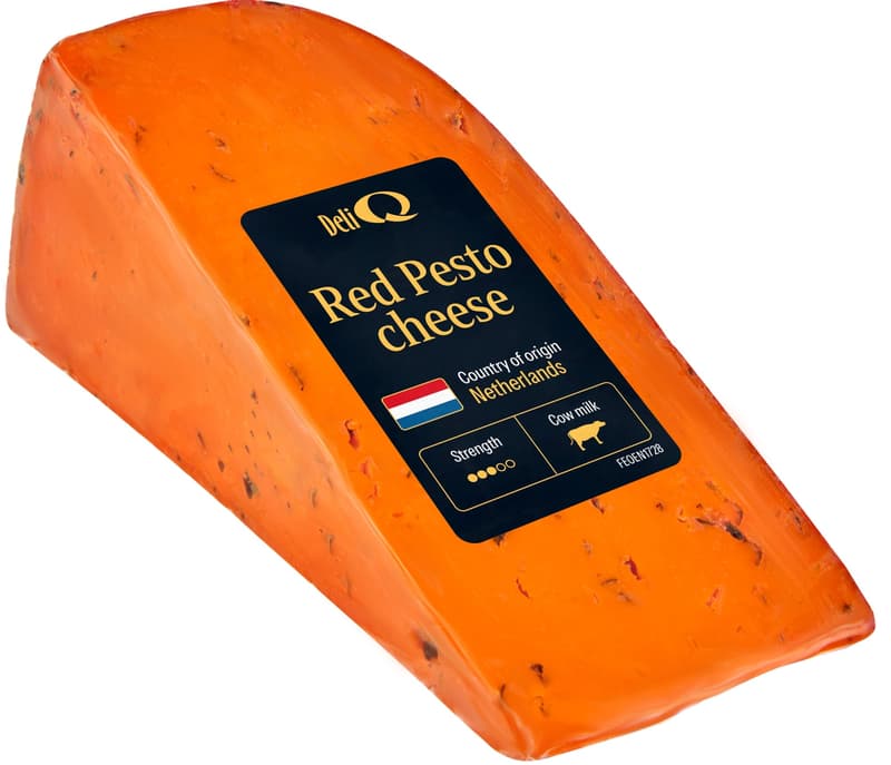 Q concept Gouda with red pesto