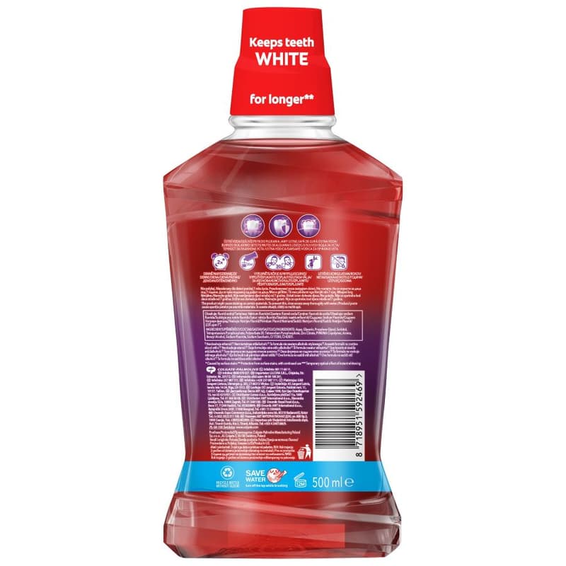 Colgate Max White Purple Reveal Mouthwash 500ml