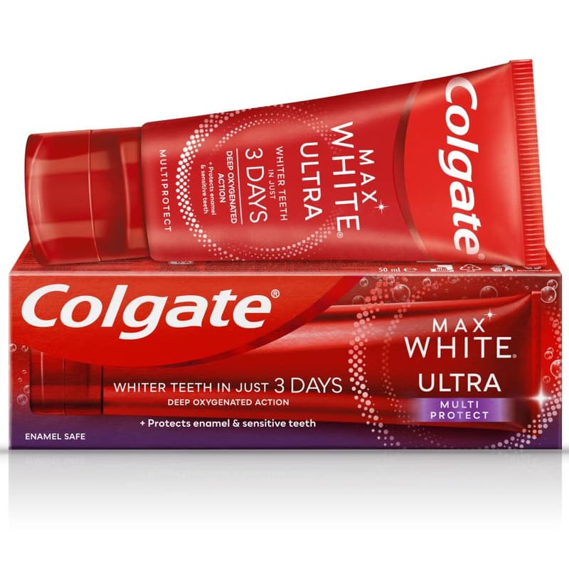 Colgate Max White Ultra Multiprotect Pasta de dinti pentru albire 50 ml