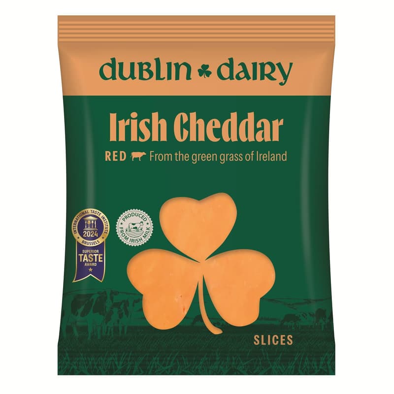 Dublin Dairy Irish Cheddar Red sliced