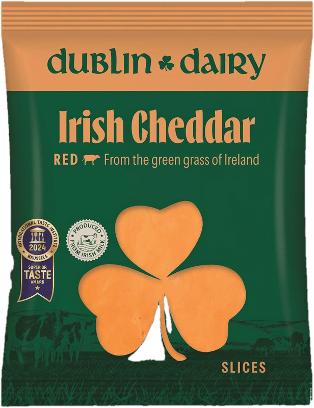 Dublin Dairy Irish Cheddar Red sliced