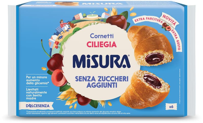Misura Croissant cu cirese fara adaos de zaharuri, cu extra umplutura