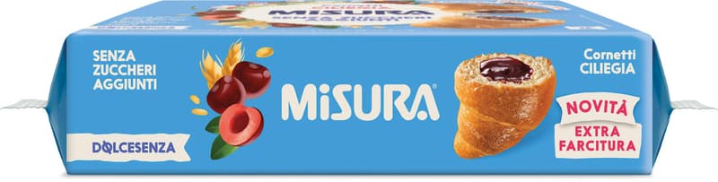 Misura Croissant cu cirese fara adaos de zaharuri, cu extra umplutura