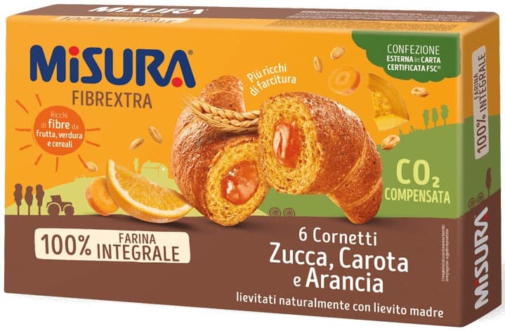 Misura Croissant integral cu dovleac, morcov si portocale, extra umplutura