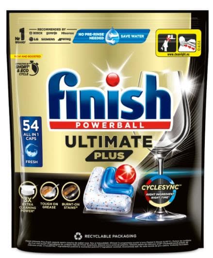Finish Ultimate Plus Dishwasher Capsules